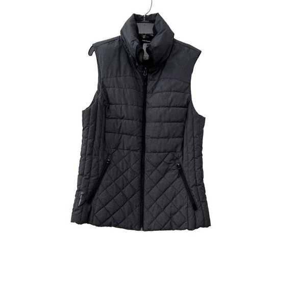 CHAMPION women's Size M Puffer VentureLoft+ Vest quilted collared full Zip Grey - Picture 1 of 14